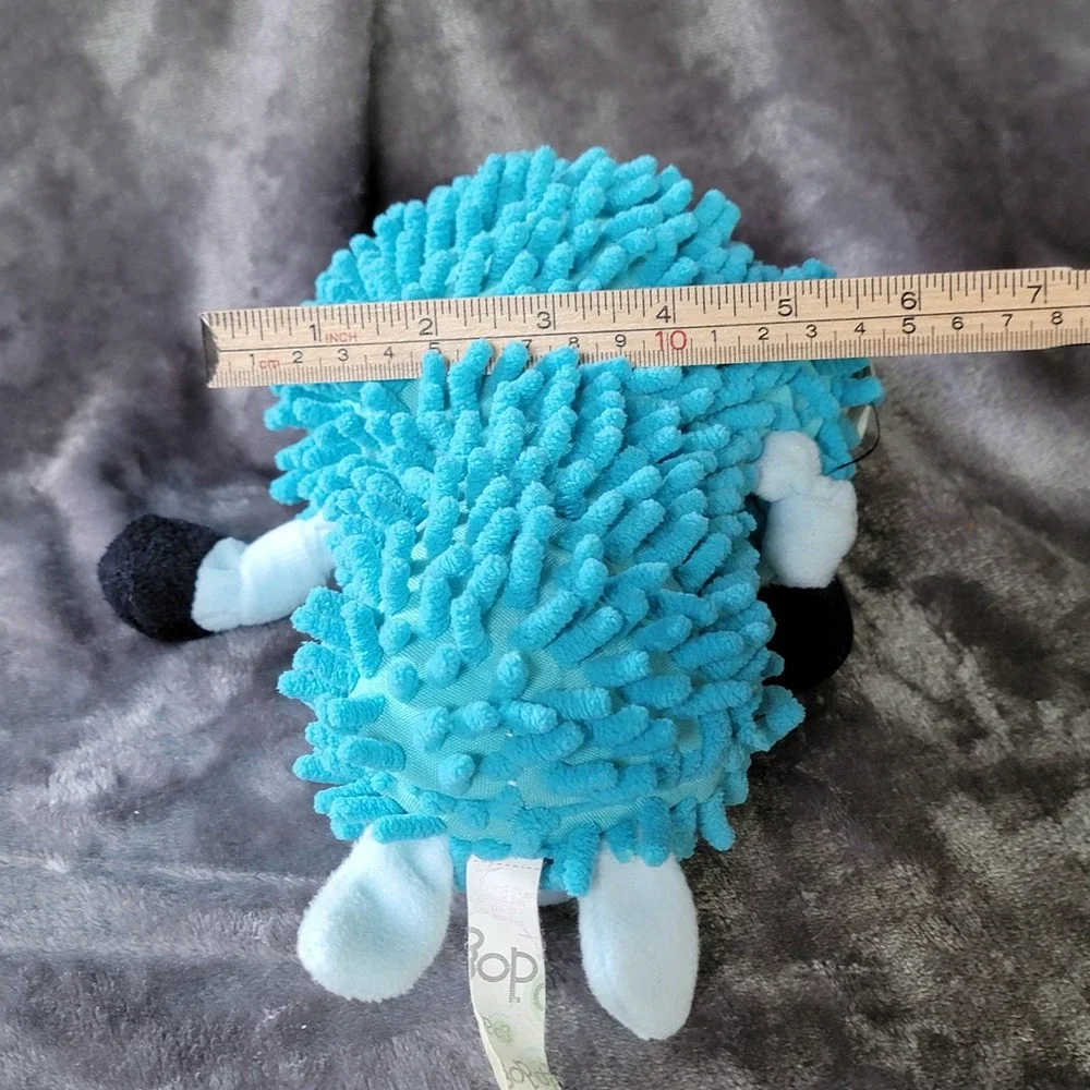 GoDog Bubbly Llama Dog Toy Blue Excellent Chew Guard Technology Plush